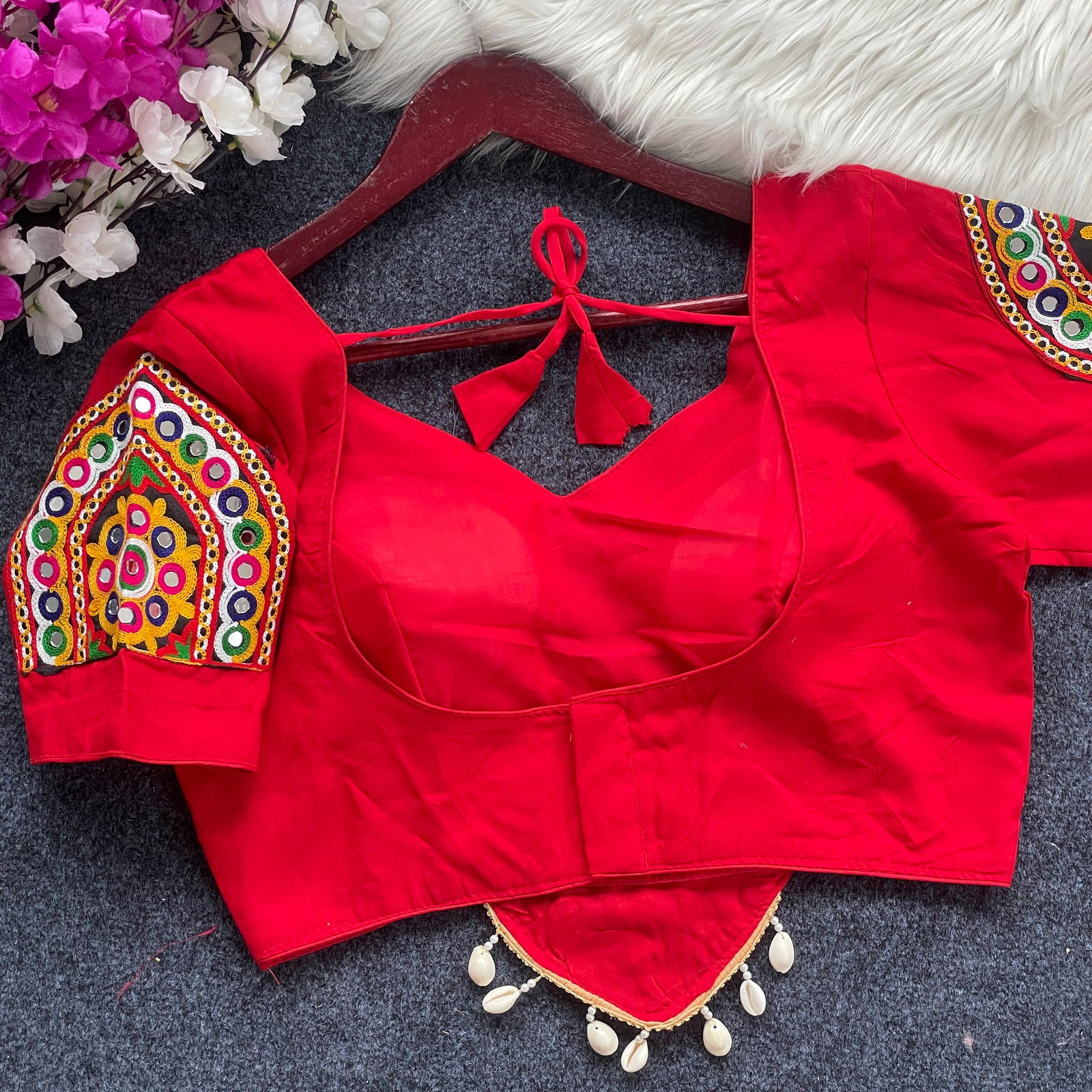 SV Magic Cotton Navratri Special Blouse Wholesale Shop In	
